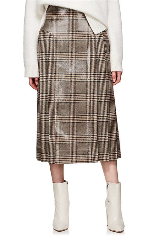 fendi skirt womens|Fendi skirt with plaid blouse.